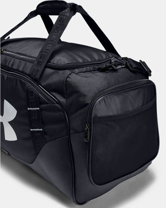 UA Undeniable 3.0 Medium Duffle Bag in Black image number 4